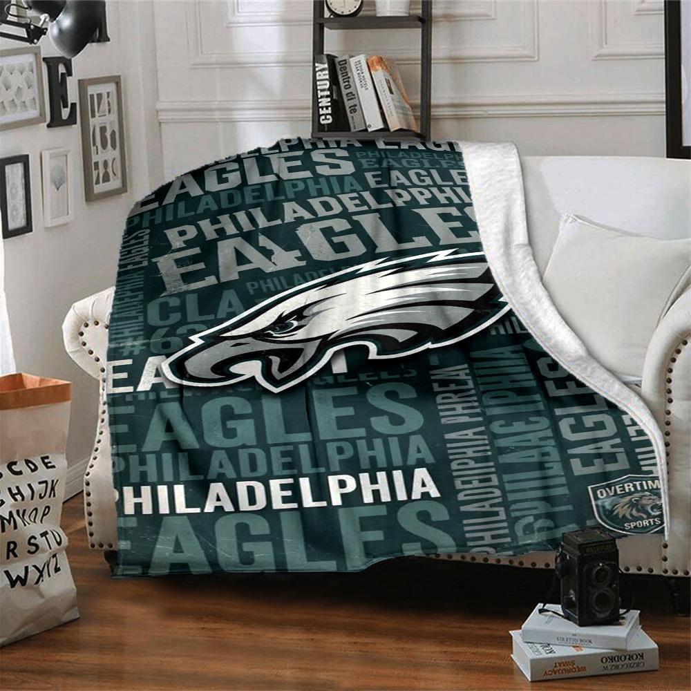 Philadelphia Eagles Blanket Comfortable Great For Seaside Chair Picnics Allseason Use Stylish Decor Unique Gift For Family And Friends Camping