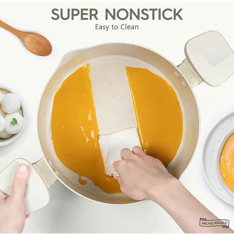 Суповая кастрюля на 6 кварт, многоцелевая кастрюля для пасты с крышкой-дуршлагом и ручками с поворотом и фиксацией, антипригарная кастрюля для бульона, кастрюля для варки спагетти