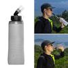 Folding Water Bottle Outdoor Sport Water Hydration Bottle Soft Flask Running Water Bottles for Hiking Cycling Climbing