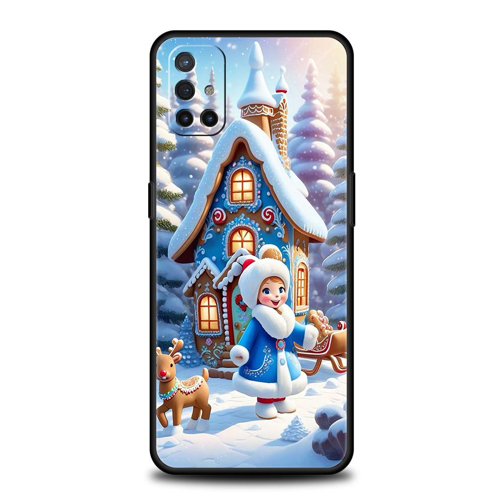 New Year Christmas Luxury Phone Case For Oneplus 10T 11 R10 Nord N100 N200 N10 10 7 8 9 7T 8T 9R 9RT CE 2 Z Pro 5G Silicon Cover