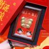 Shuibei 999 Pure Gold Money Ornament Pair - Wedding Candy & Photo Frame Gift Set for Friends