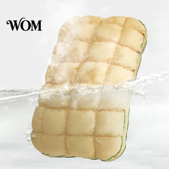 Quilted Surface Cushion Pillow Pineapple Bun Pillow, Fluffy Bed Cooling Marshmallow-Soft Raised Square for Adults Bedroom Dorm Sleeping Couch Lounging