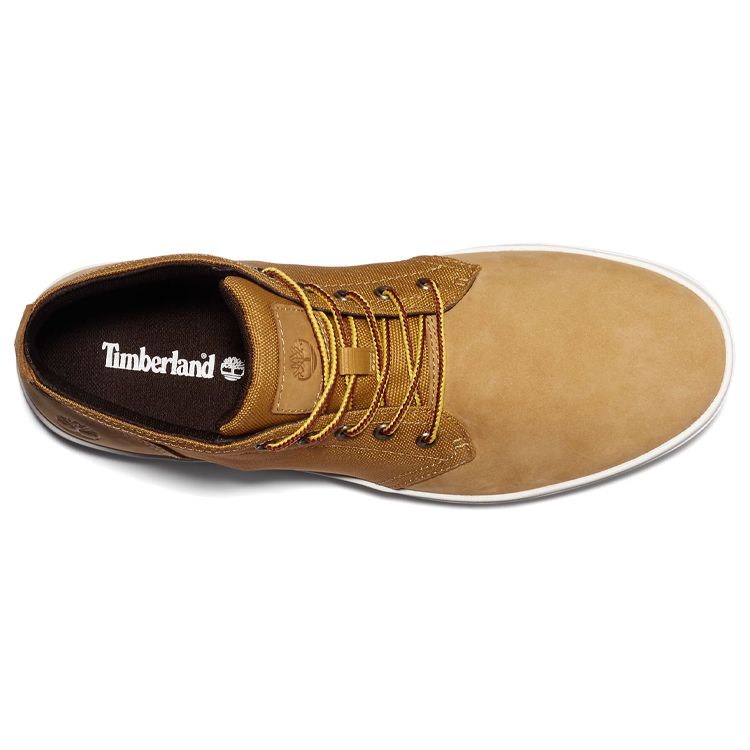Timberland Davis Square Low Top Breathable Lightweight Comfortable Casual Sneakers Men Sneakers Wheat A1OI3231