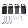 12000lbs Stake Pocket D Ring Tie Down Heavy Duty Removable Trailer Stake Pocket Accessories for Flated Trucks Trailers