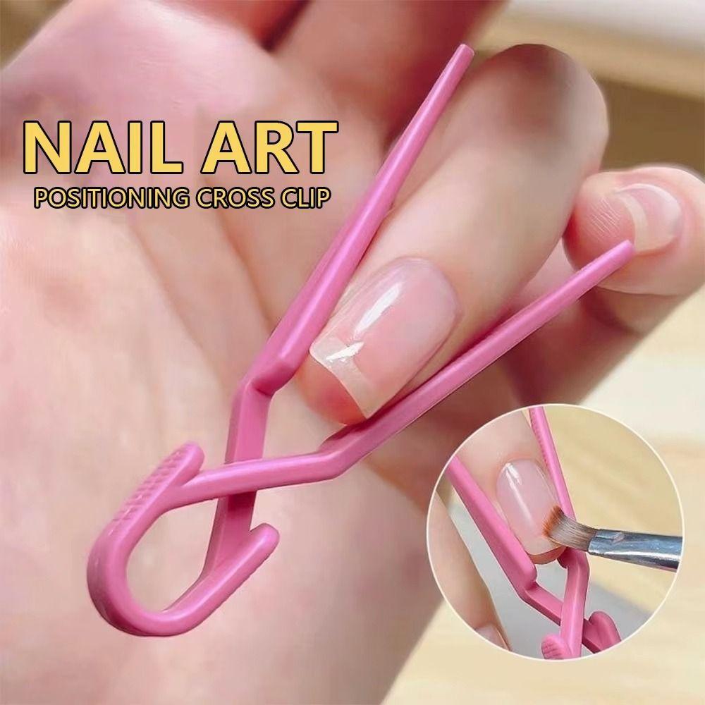 20Pcs Positioning Cross Nail Polish Protector Clips Nail Polish Guard Clips Gel Polish Application