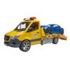 Bruder MB Tow Crane & BRUDER Roadster BR02675