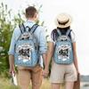 Модный Рюкзак Мира Невероятные Приключения ДжоДжо Mochilas Портативный Школьный Рюкзак на Молнии Rucksack