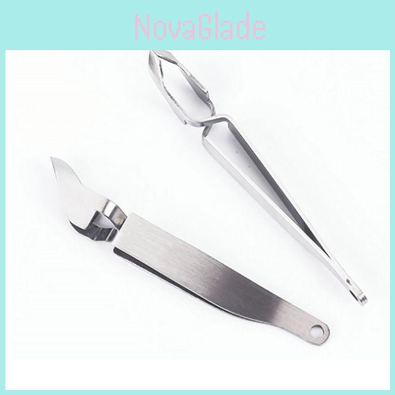 Профессиональный инструмент для удаления клещей у домашних животных для собак и кошек из нержавеющей стали и безболезненный