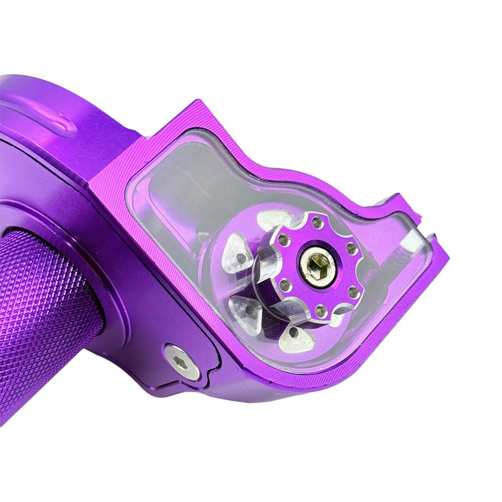 22mm CNC Aluminum Quick Twist Throttle Grip with Cable Motorcycle Accelerator Handlebar for Dirt Pit Bike ATV Quad