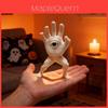 Хэллоуинская 3D-печатная скульптура демона в современном дизайне для домашнего декора