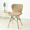 Polar Fleece Fabric Butterfly Chair Covers Stretch Spandex Curved Dining Chair Cover Kitchen Hotel Chairs Slipcovers Solid Color