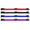 1PC Creative Dog Collar Pet Supplies Nylon Pet Necklace Pet Accessories Solid Color Adjustable