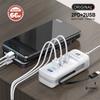 4-портовый USB-разветвитель, сетевой фильтр, зарядная станция, 5 В 4 А, USB Type-C 3.0, быстрая зарядка для телефонов, USB-розетка для США и ЕС.
