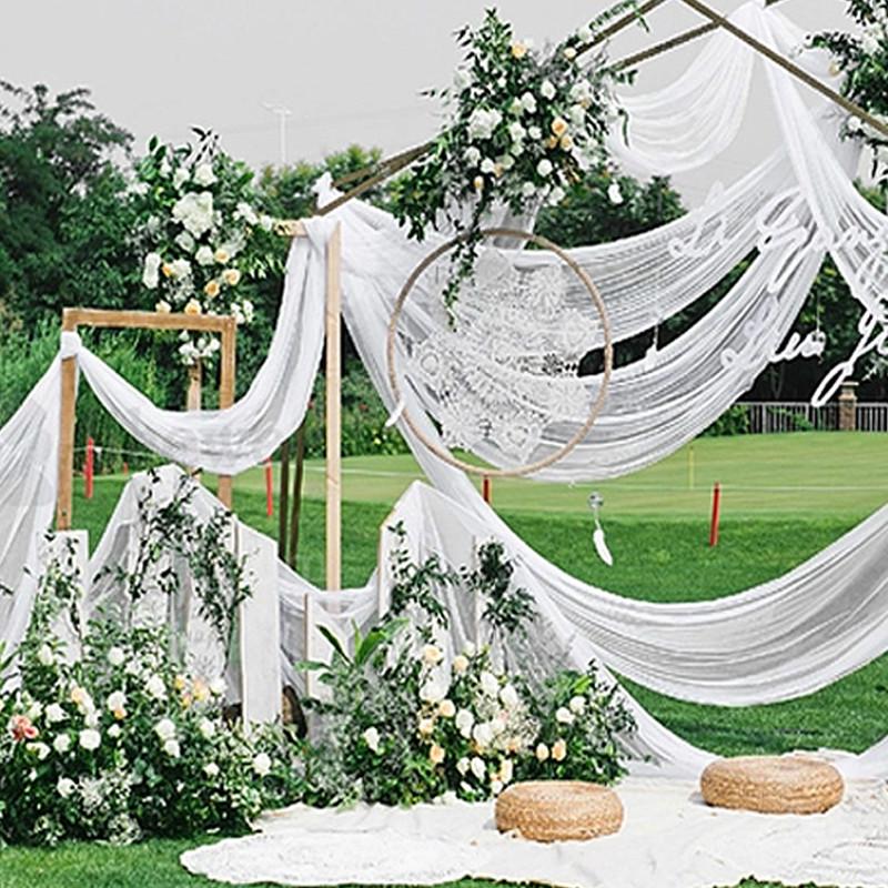 10 м пряжа из тюля в рулонах, прозрачная ткань из органзы с кристаллами, товары для дня рождения, свадебные украшения