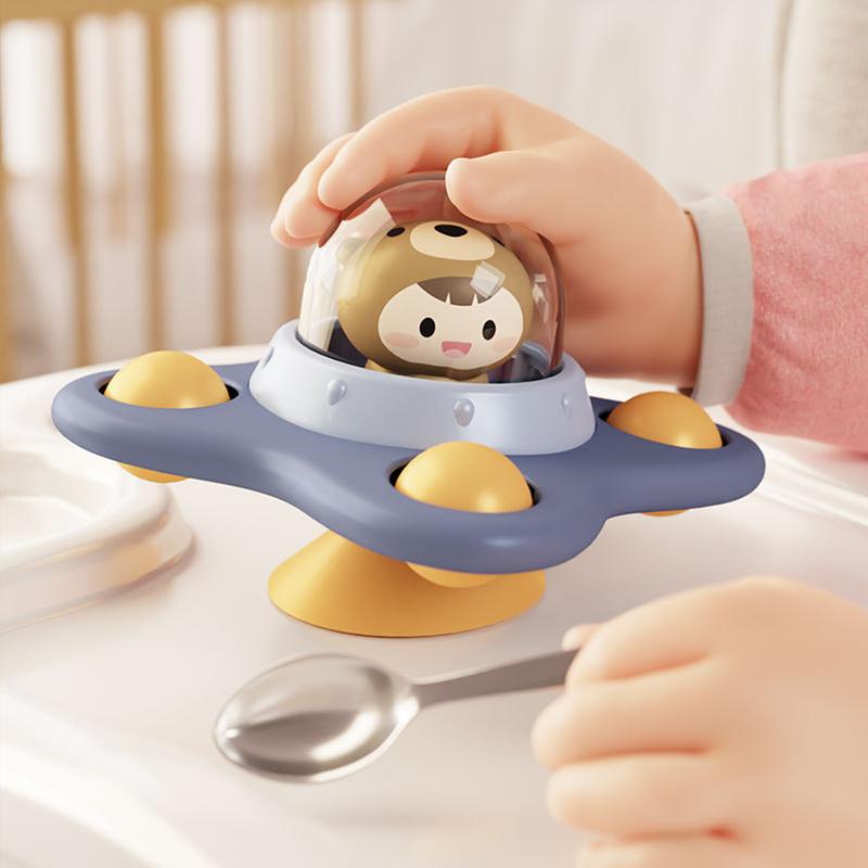 Детская мультяшная игрушка-вертушка с морскими животными, игрушки для ванны, игра для детей, ABS, присоска, волчок, ручная фиджет-игрушка, гироскоп, снимает стресс