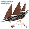 Pirate Ship Ambush Building Blocks Bricks Boat Educational Toy Christmas Birthday Gifts Compatible