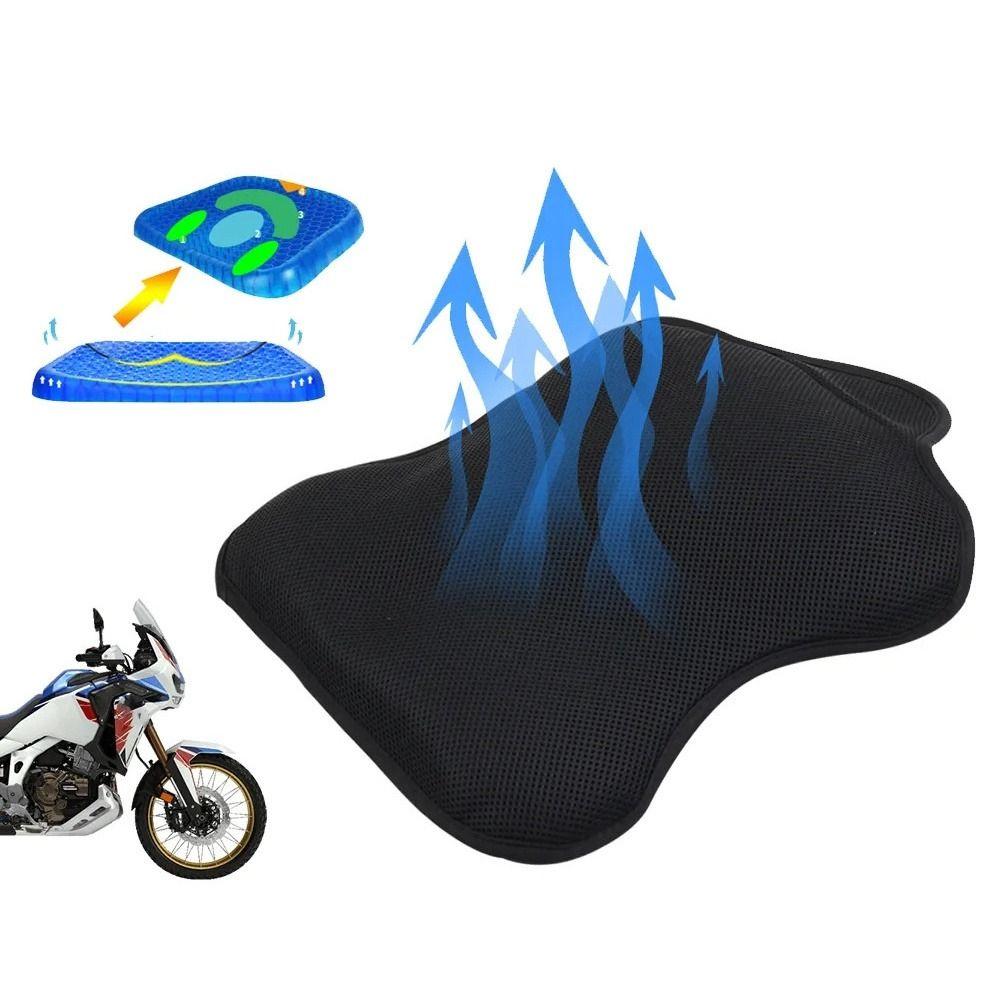Дышащее мотоциклетное гелевое сиденье, амортизирующая подушка для мотоцикла, мотоцикла, скутера