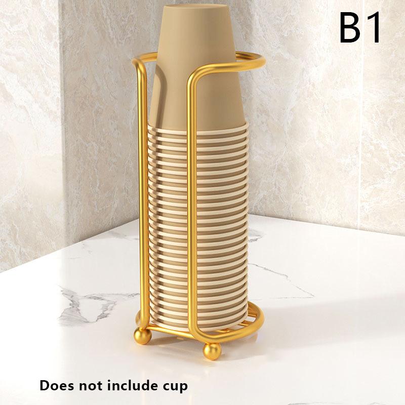 Kitchen Paper Cup Holder Disposables Cups Picker Multifunctional Desktop Cup Storage Rack Household Coffee Cup Holder For Home