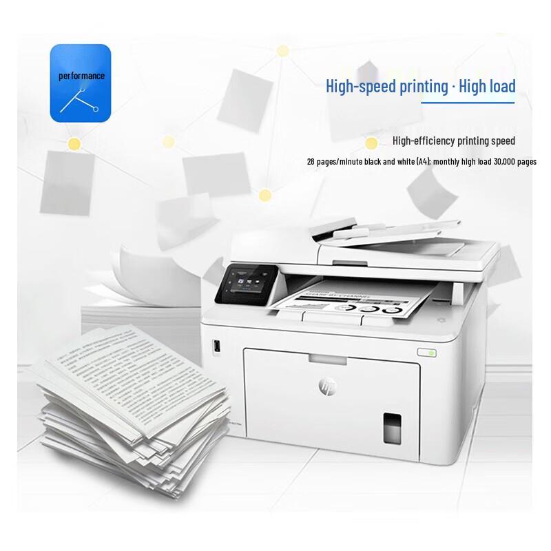 HP LaserJet Pro MFP M227fdw Wireless All-in-One Printer CN plug (adapter included)