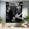 Поп-хип-хоп рэпер Destroy Lonely Подвесной богемный гобелен Богемные настенные гобелены Мандала Кавайная декорация комнаты