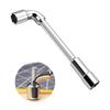 Hex Offset Socket Wrench, L-Shaped Wrench, Through Bolt, Hex Wrench, L-Shaped Ball Point Wrench, Angle Open Socket, Socket Wrench (10mm)