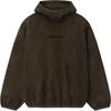 Fear of God Essentials Замшевый Флисовый Современный Худи Коричневый Мужские Топы 192HO256943F