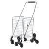 Stair Climbing Cart Foldable Shopping Cart 45L with Stair Climbing Wheels