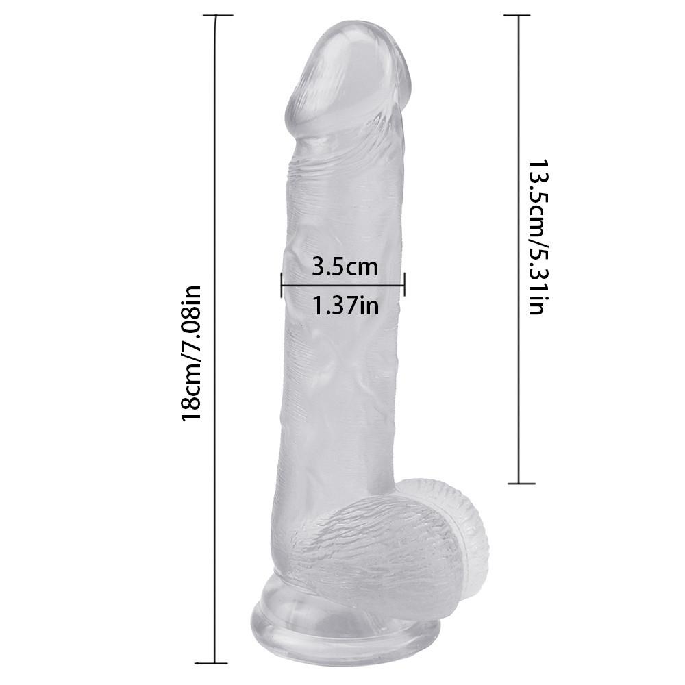Transparent Dildo Anal Plug for Women Realistic Penis With Suction Cup Erotic Butt Plug Sex Toys Big Penis Dick Dildos Adult