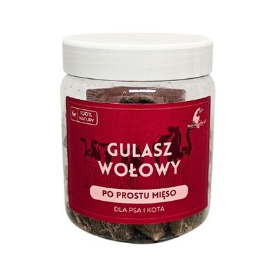 Freeze-dried Beef Goulash 70g for Dogs and Cats | Biotin | Iron | Healthy Treat