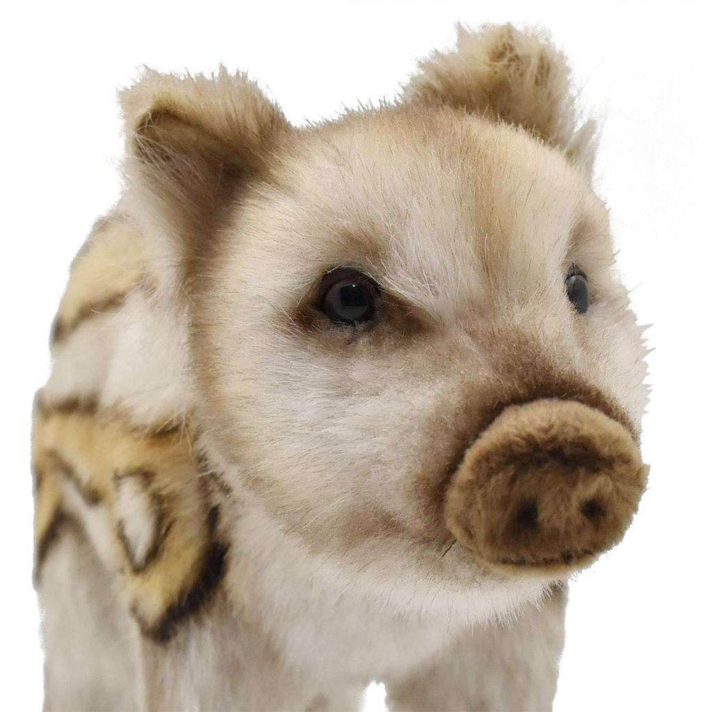 HANSA Akachan Wild Boar Plush BH5341 Toy, 28x10x19cm, Acrylic,