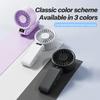 Noise Free Portable Mini Fan High speed fan 3000mAh Rechargeable Battery USB Fan Foldable Handheld  for Outdoor