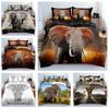 3D Elephant Pattern Bedding Set Bedding Set Bedroom Home Bedding Set Quilt Cover Pillow Case 2/3 Pieces Ultra Soft Home Decoration