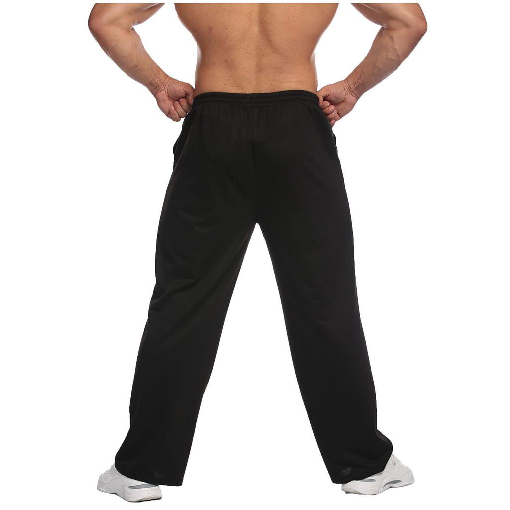Men's Jogging Bottoms Lightweight Tracksuit Bottoms Long Sweatpants Leisure Sports Trousers With Pockets And Drawstring