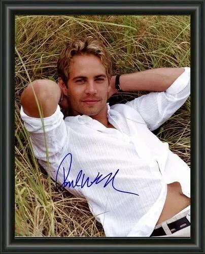 Paul Walker 2 - A4 Signed Autographed Photo Poster