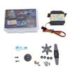 35KG Digital Servo RC Servo for 1/12 1/10 RC Car Truck Robot Boat Airplane Aluminum Alloy Pink Blue