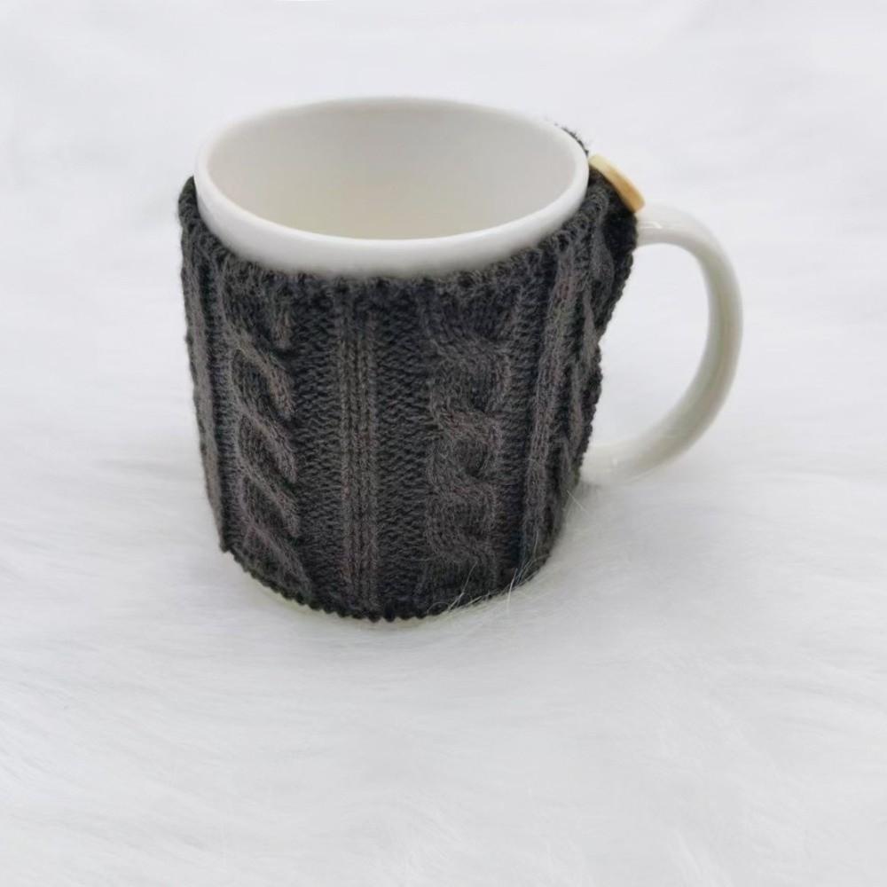 4PCS/SET Warm Insulated Cup Sleeve Heat-proof Heat Retention Sleeve Coffee Cup Cover  Office Use