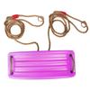 Уличные качели с сиденьем толщиной 4 см и регулируемыми веревками, детская площадка, розовые