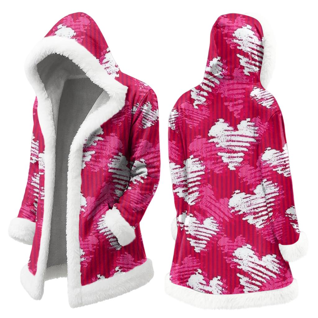 Унисекс кардиган с капюшоном и карманами, теплая верхняя одежда