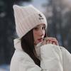 Cute Plush Cat Ear Knitted Wool Hat Women's Autumn Winter Big Head Ear Protection Warm Hat