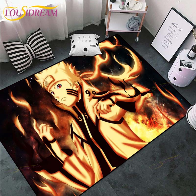 Аниме Наруто узор ковры гостиная противоскользящий коврик детские коврики для спальни коврик для йоги большой ковер декор