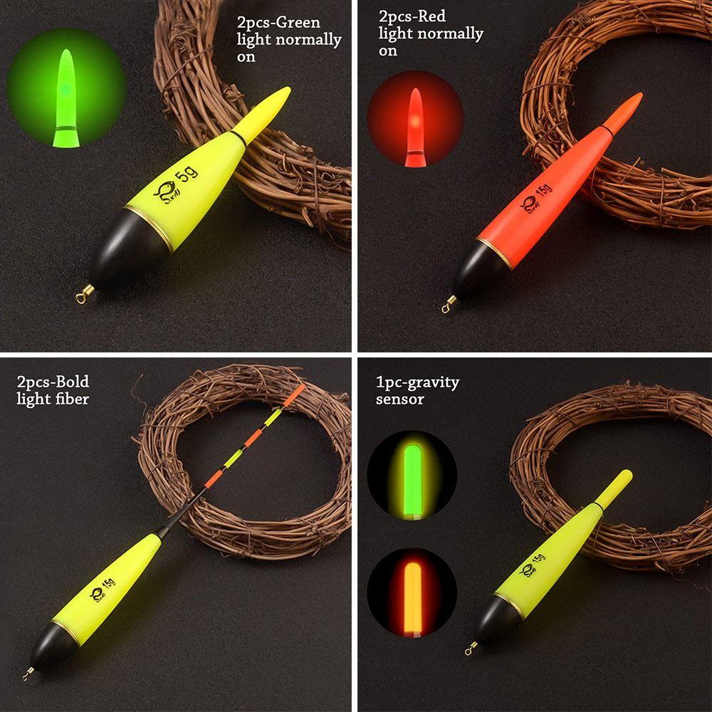 Светящиеся электронные поплавки-индикаторы скольжения для дрифта, поплавки-поплавки, светящиеся поплавки-светлячки для рыбалки