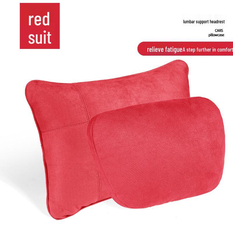 Поясничная подушка из замши для Maybach: Подушка подголовника и поддержка шеи.