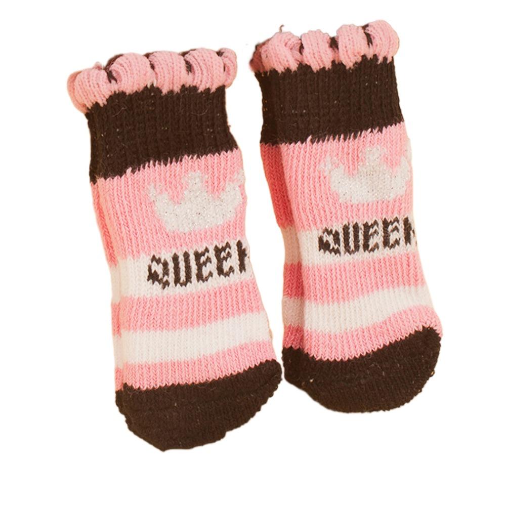 4 шт. Нескользящие ботинки для собак, пылезащитные носки для питомцев, портативные чехлы для защиты лап собак для щенков