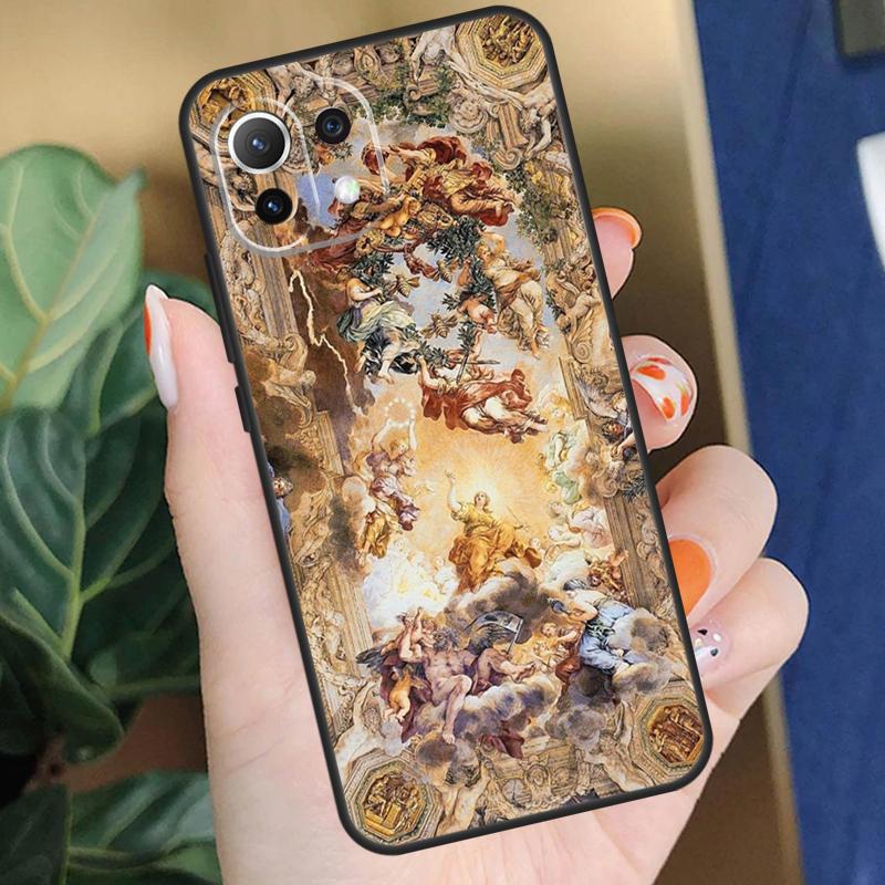 Искусство эпохи Возрождения Чехол-картина Для Xiaomi 15 14 Ultra 13T 14T 15T Pro 17 Pro Max POCO F8 F7 F5 F6 X5 X6 X7 Pro Чехол