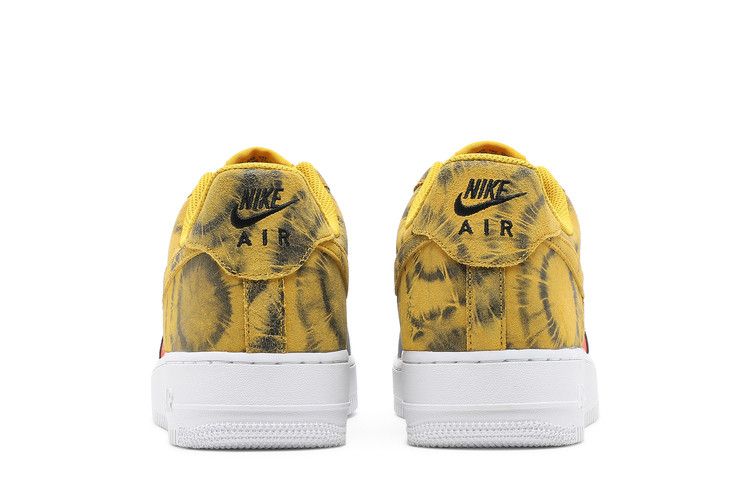 Men's Sneakers Nike Air Force 1 Low Tie Dye Dark Sulphur Dark Sulfur/Dark Sulfur-Team Orange