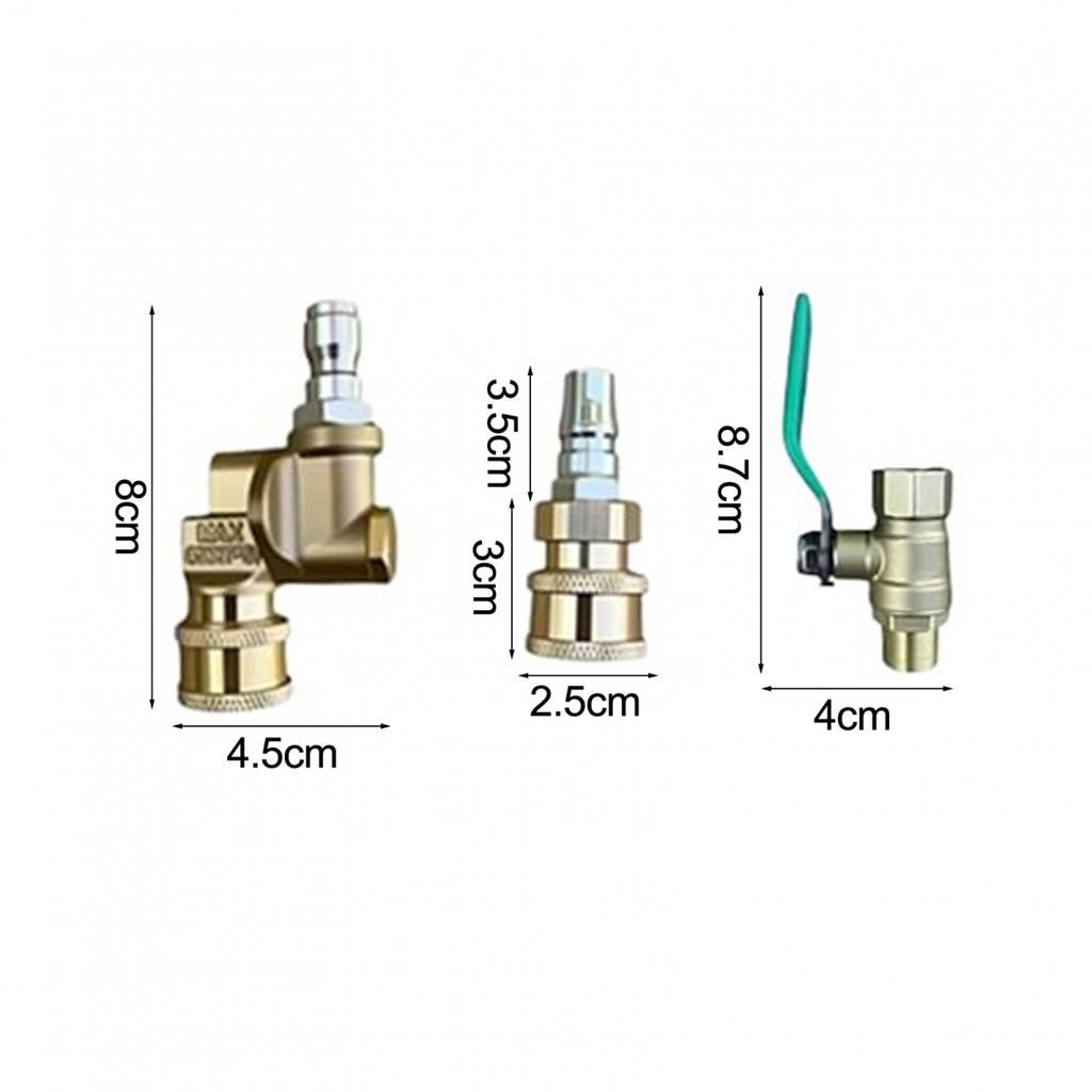 180° Rotating Connector Portable Radiator Cleaner Radiator Flush Tool