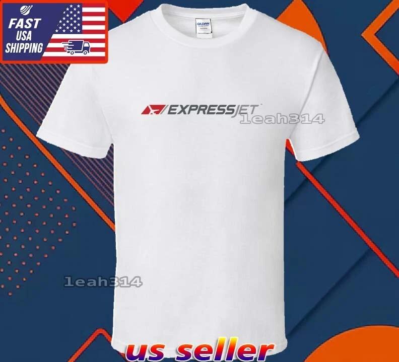 New Shirt Express Jet Logo T-Shirt Funny American Usa Unisex Size S-5XL
