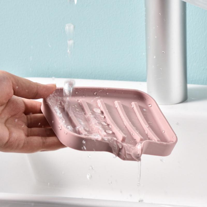 Картридж для мыла Дренажный отводной тип Без пробивания Без скопления воды Туалет Креативная силиконовая мыльница
