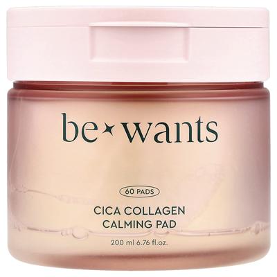 Успокаивающие пэды Cica Collagen, 60 штук, 200 мл (6,76 жидких унций)
