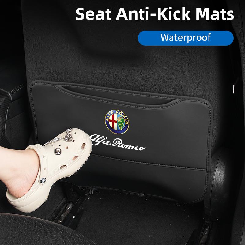 Car Stickers For Alfa Romeo Car Seat Back Anti Kick Pad Child Anti-Scratch Protective Mat For Alfa Romeo 159 Giulietta 156 147 G